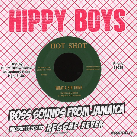 Devon & Cedric / The Hippy Boys - What A Sin Thing / Sky 13