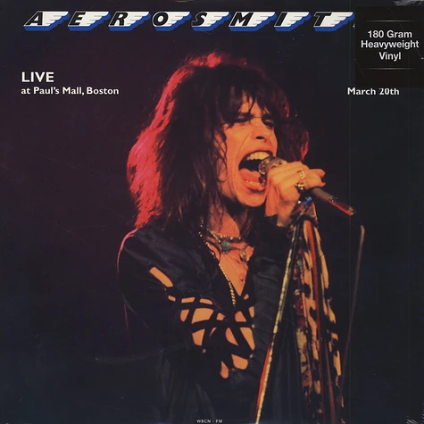 Aerosmith - Live At Paul's Mall, Boston, MA - March 20, 1973 180g Vinyl Edition