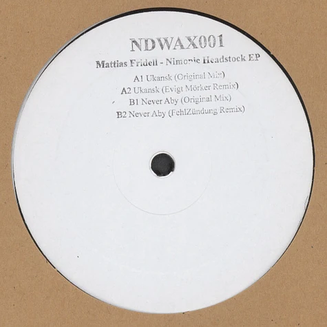 Mattias Fridell - Nimonic Headstock EP