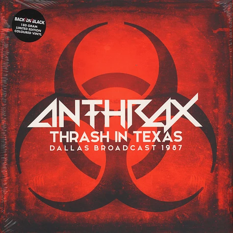 Anthrax - Thrash In Texas - Dallas 1987