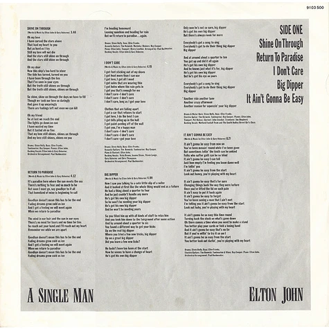 Elton John - A Single Man