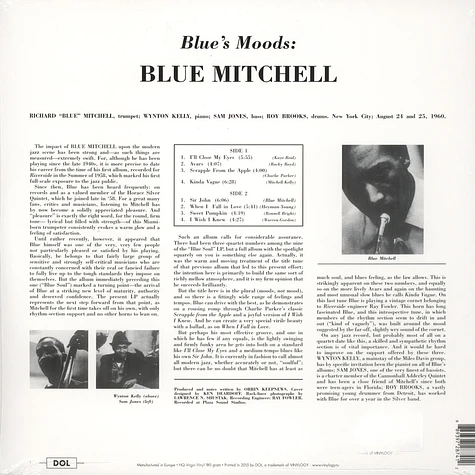 Blue Mitchell - Blue's Moods 180g Vinyl Edition