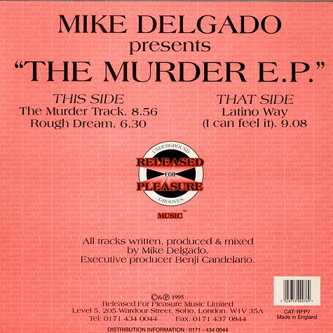 Mike Delgado - The Murder E.P.