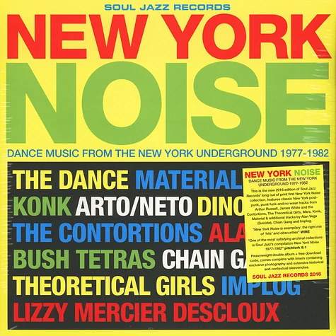 V.A. - New York Noise - Dance Music From The New York Underground 1977-1982