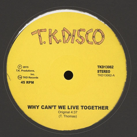 Timmy Thomas - Why Can't We Live Together Late Nite Tuff Guy Rework