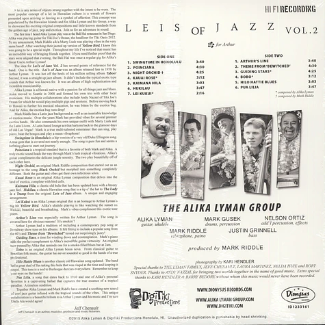 Alika Lyman Group - Leis Of Jazz Volume II