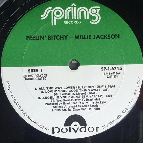 Millie Jackson - Feelin' Bitchy