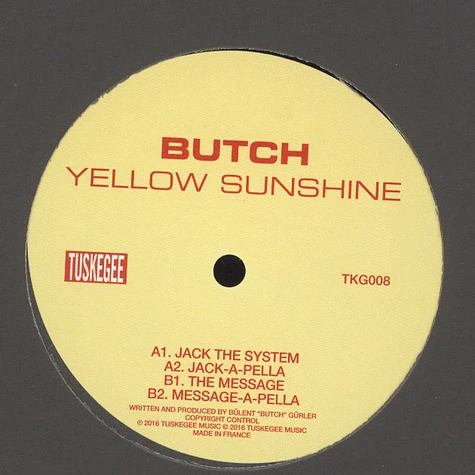 Butch - Yellow Sunshine EP