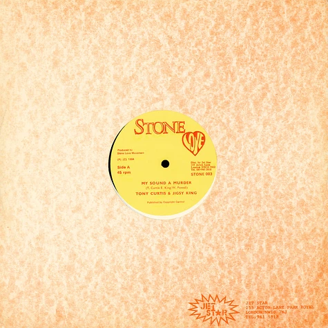 Tony Curtis & Jigsy King / Donovan Steele - My Sound A Murder / She Want Sex