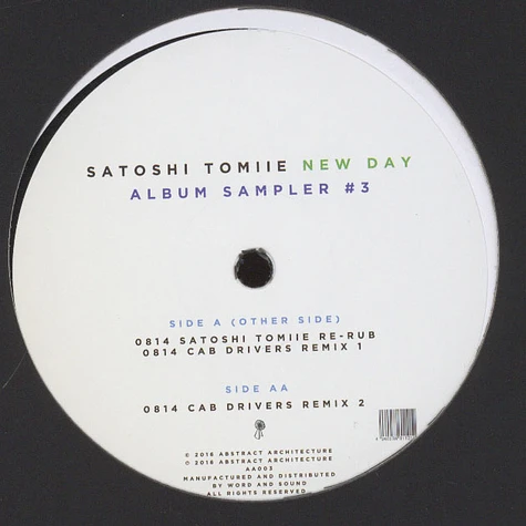 Satoshi Tomiie - New Day Album Sampler #3 Cab Drivers Remix