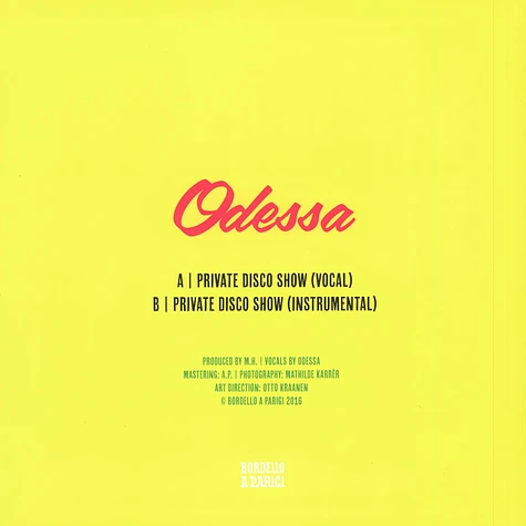 Odessa - Private Disco Show