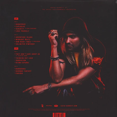 David Garrett - Explosive Red Vinyl Edition