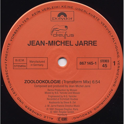 Jean-Michel Jarre - Zoolook / Oxygene (Remixed By Mosaic)