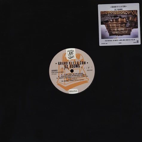 Grand Killa Con (Brycon & Luke Sick) - 52 Rooms Clear & Black Marbled Vinyl Edition