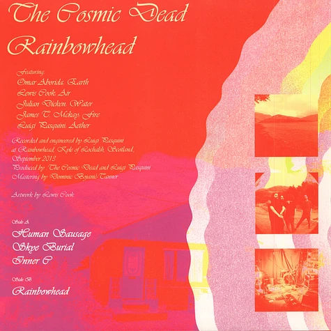 The Cosmic Dead - Rainbowhead Coke Bottle Clear Vinyl Edition