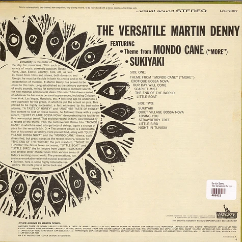 Martin Denny - The Versatile Martin Denny
