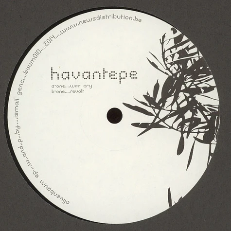 Havantepe - Olivenbaum EP Black Vinyl Edition