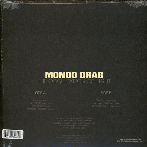 Mondo Drag - The Occultation Of Light