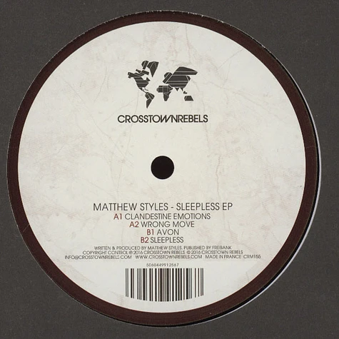 Matthew Styles - Sleepless EP