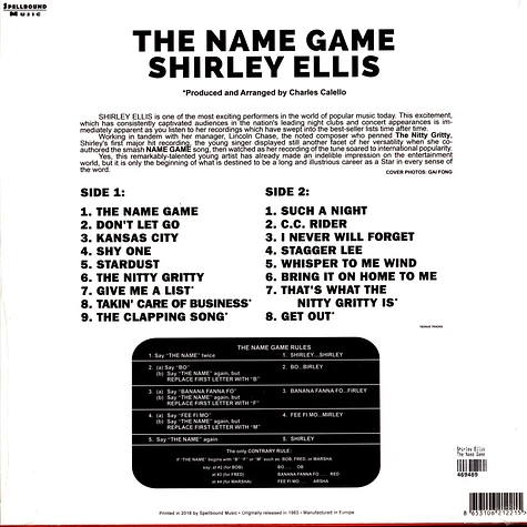 Shirley Ellis - The Name Game