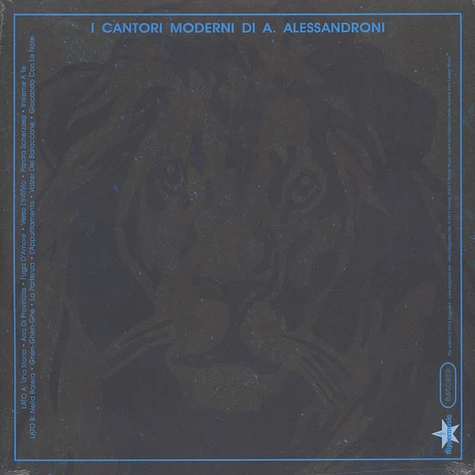 Alessandro Alessandroni - I Cantori Moderni Di A. Alessandroni