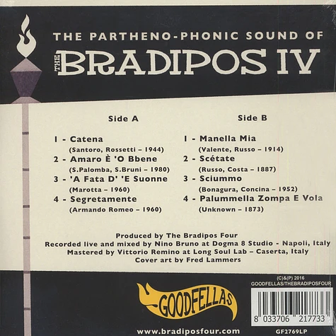 Bradipos Four , The - The Partheno-Phonic Sound of The Bradipos Four