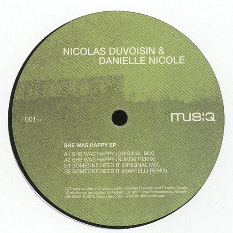 Nicolas Duvoisin & Danielle Nicole - She Was Happy EP
