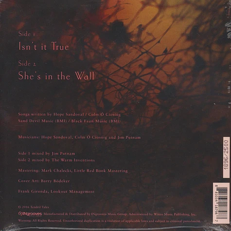 Hope Sandoval & The Warm Inventions - Tendril Tales