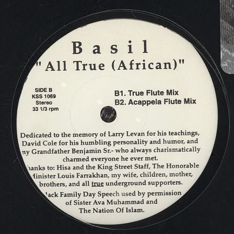 Basil - All True (African)