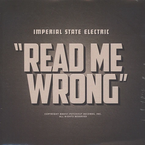 Imperial State Electric - Read Me Wrong