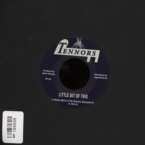 The Tennors & Eric Monthy Morris - Shameface / Little Bit Of This