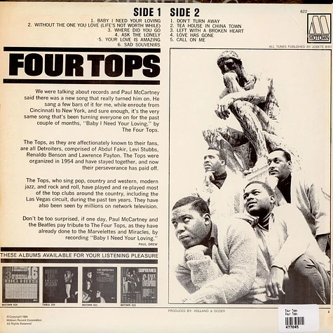 Four Tops - Four Tops