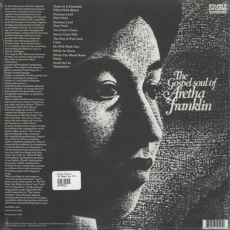 Aretha Franklin - The Gospel Soul Of Aretha Franklin