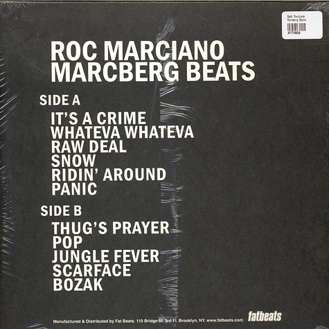 Roc Marciano - Marcberg Beats