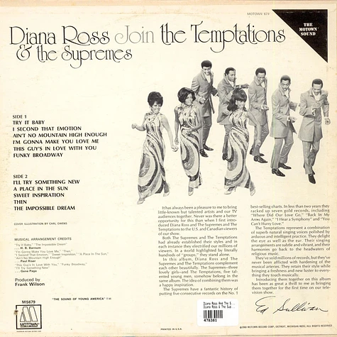 Diana Ross And The Supremes & The Temptations - Diana Ross & The Supremes Join The Temptations