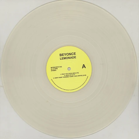Beyonce - Lemonade Clear Vinyl Edition