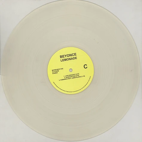 Beyonce - Lemonade Clear Vinyl Edition