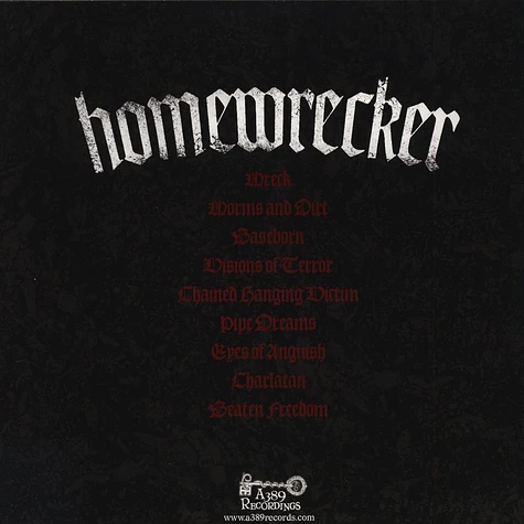 Homewrecker - Worms And Dirt Green Vinyl Edition