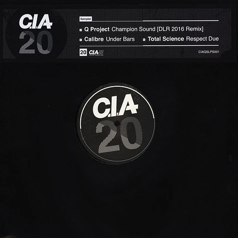 Q Project / DLR / Calibre / Total Science - CIA 20 Album Sampler