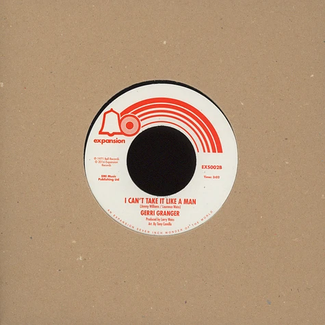 Gerri Granger - I Go To Pieces / I Can't Take It Like A ManTa