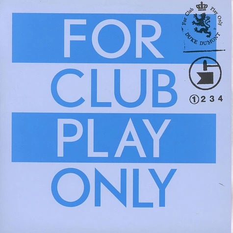 Duke Dumont - For Club Play Only (Part 1)