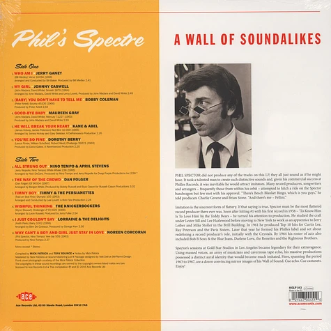 V.A. - Phil's Spectre - A Wall Of Soundalikes