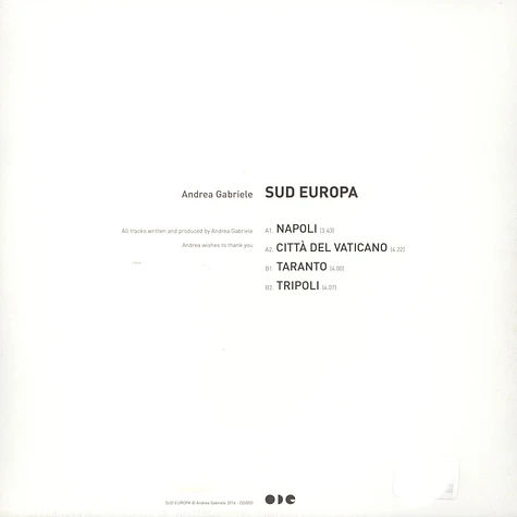 Andrea Gabriele - Sud Europa EP