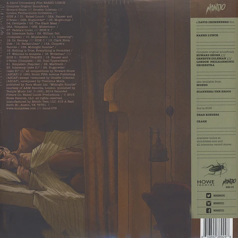 Howard Shore & Ornette Coleman - OST Naked Lunch