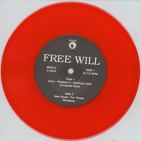 Free Will - Free Will Red Vinyl Edition