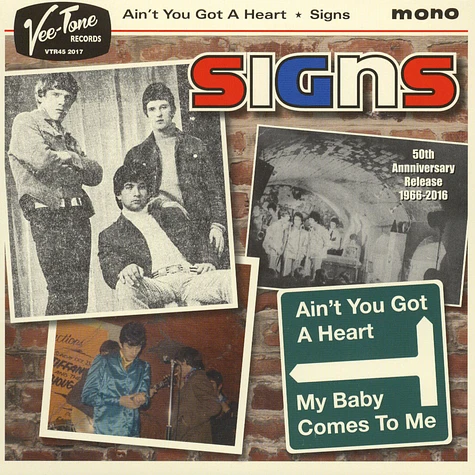 Signs - Ain't You Got A Heart / My Baby Comes To Me