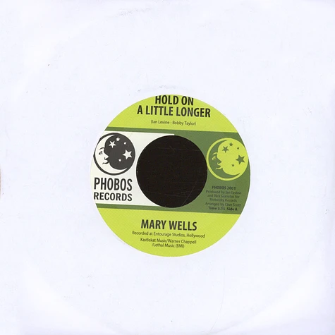 Mary Wells - Hold On A Little Longer