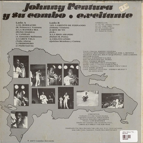 Johnny Ventura Y Su Combo - Excitante