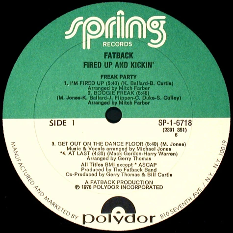 The Fatback Band - Fired Up 'N' Kickin'