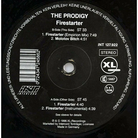 The Prodigy - Firestarter
